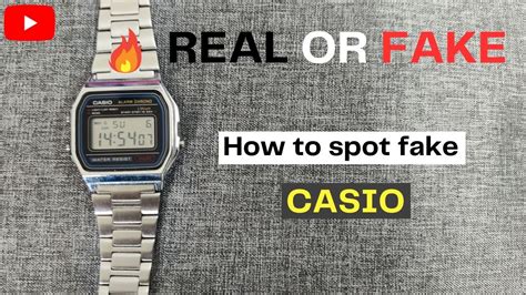 how to spot fake casio watch|casio watch authenticity check.